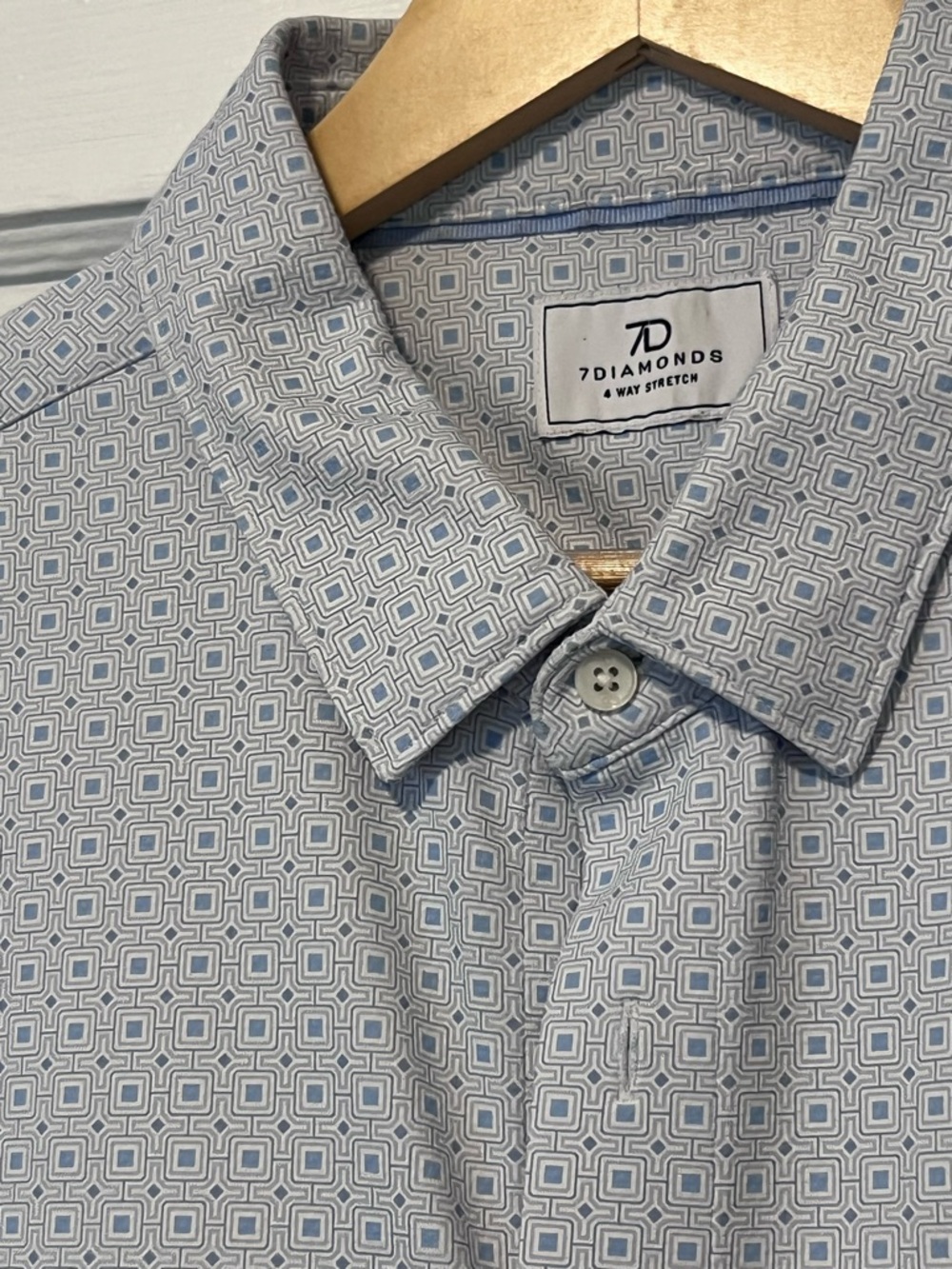 7DIAMONDS 4 Way Stretch Polo